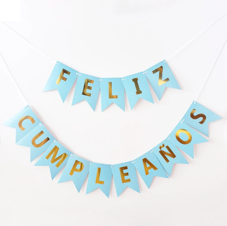 GUIRNALDA MATE FELIZ CUMPLEAÑOS
