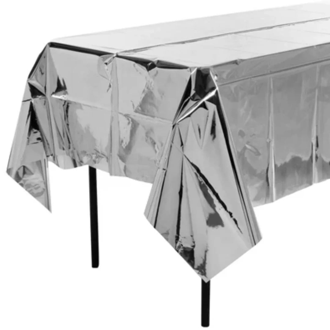 MANTEL METALIZADO PARA FIESTA