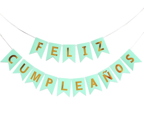 GUIRNALDA MATE FELIZ CUMPLEAÑOS