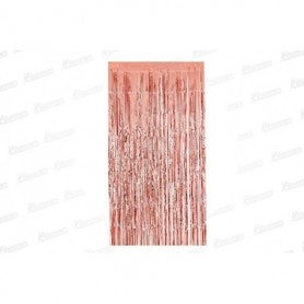 CORTINA METALIZADA DE FLECO PARA FIESTA X UND