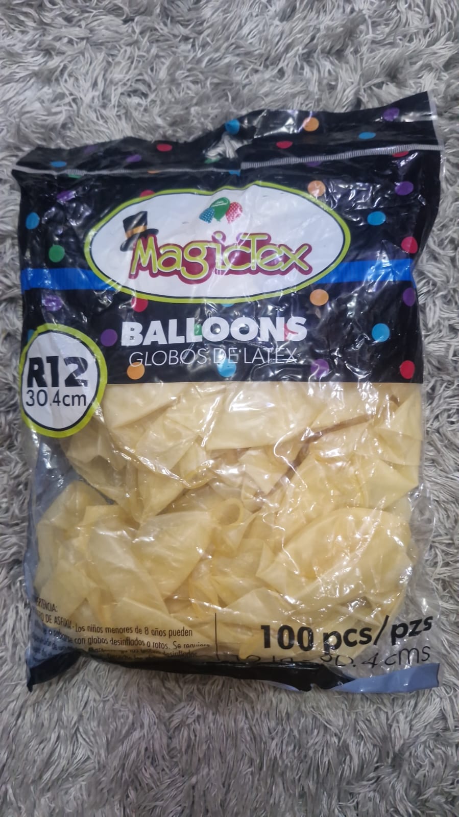 GLOBO R12 TRANSPARENTE X 100 UND