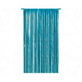 CORTINA METALIZADA DE FLECO PARA  FIESTA  X UND