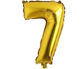 NUMERO 7  METALIZADO 16
