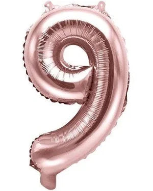 NUMERO 9  METALIZADO 32"